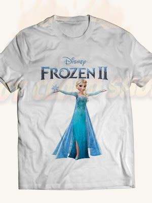 Camiseta Unissex Infantil E Adulto Frozen Olaf Elo