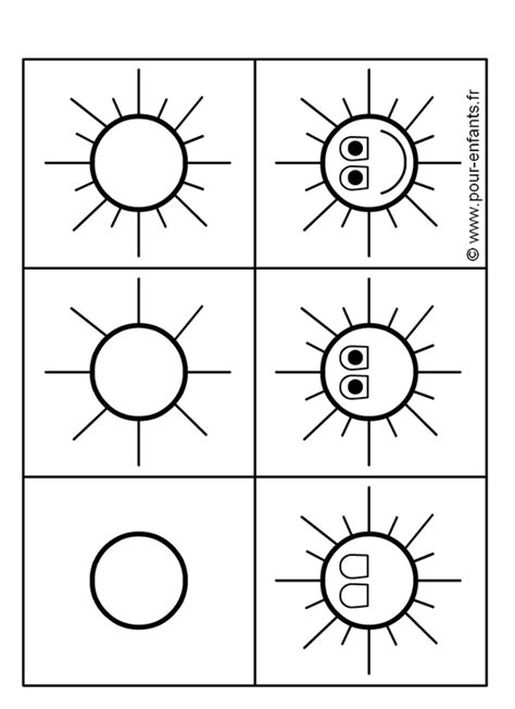 Comment Dessiner Un Soleil Dessins De Soleils Dessin De Soleil