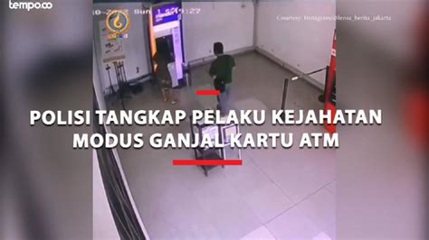 Polres Tangerang Buru Komplotan Ganjal Atm Asal Sumsel 2 Ditangkap 5