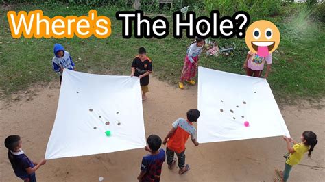 Balls Find The Hole Outdoor Game Youtube