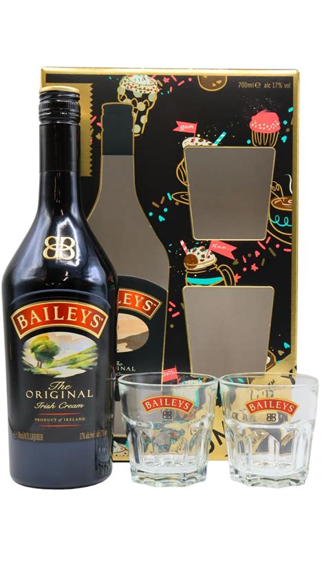 Baileys Original Irish Cream Glass Pack Liqueur 70cl Nationwide Liquor