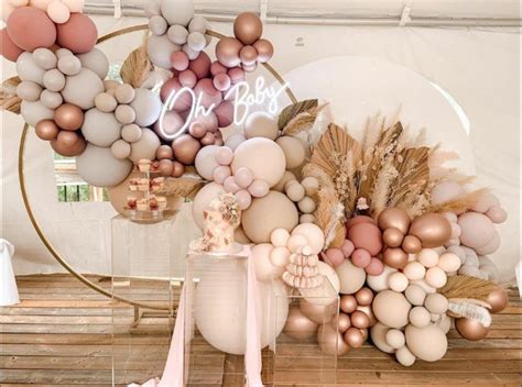 Pcs Blush Nude Balloon Arch Garland Kit Wedding Pink Etsy