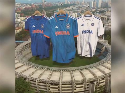 Bcci Unveils Team Indias New Adidas Jerseys