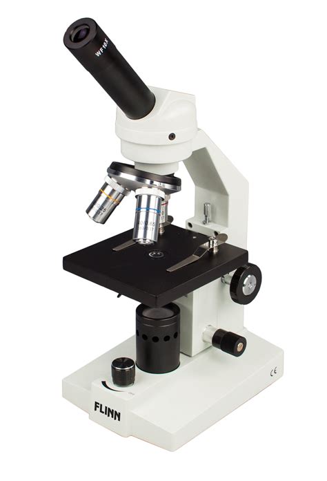 Flinn Economy Compound Microscope, 4X, 10X, 40X, Stage Clips ... 