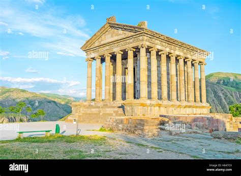 One of the most interesting ancient landmarks of Armenia - Garni Temple ...