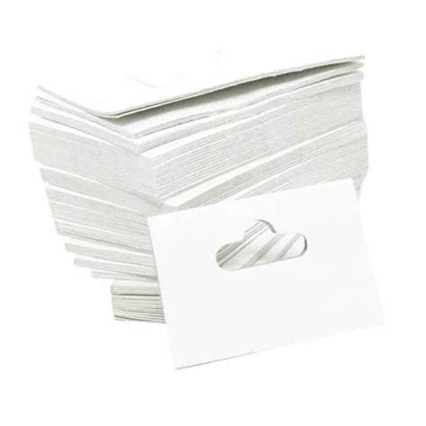 100 Unids Solapa 8x8 Cm Tags Cartela Para Bijuterias E Embalagem De