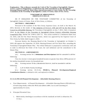 IV ENVIRONMENTAL IMPACT ANALYSIS F LAND USE Doc Template PdfFiller