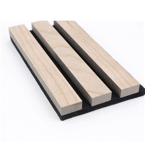 Oak Wood Slat Acoustic Panel Living Room Soundproof Wall Panel