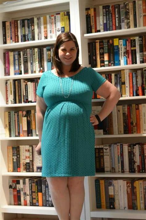 Stitch Fix Maternity Review Eight Sixty Eyelet Knit Dress