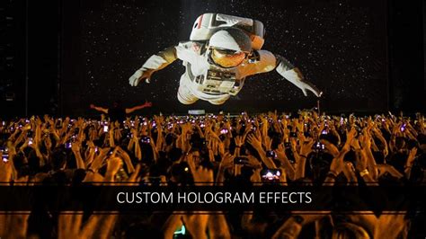 Large Portable Custom Hologram Concert Video Screen | Absolute Hollywood