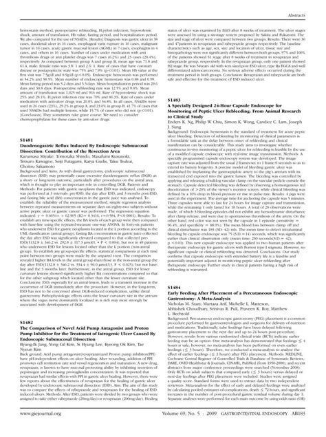 PDF Early Feeding After Placement Of A Percutaneous Endoscopic