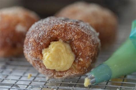 Homemade Brioche Donuts With Vanilla Custard Filling Farmhouse On Boone