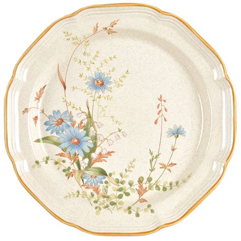 Blue Daisies Dinner Plate By Mikasa Replacements Ltd