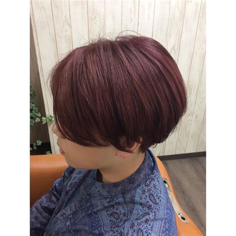 creer for hair on Instagram メンズカラー レッドバイオレット creer for hair 美容室