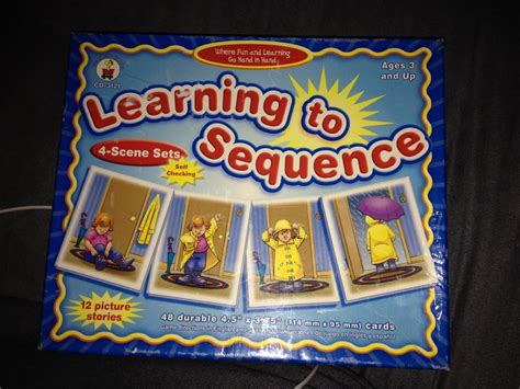 Carson Dellosa Publishing Cd 3121 Carson Dellosa Learning To Sequence 4 Scene Set 48 Picture