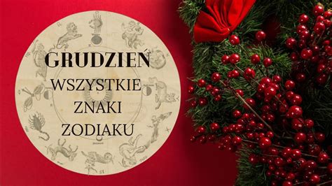 Grudzie Wszystkie Znaki Zodiaku Youtube