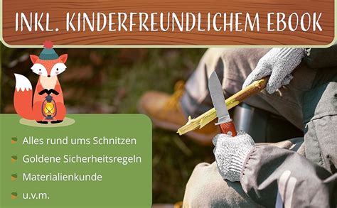 ALTIVATIV Schnitzmesser Kinder Ab 5 Jahren Tolles Geschenk