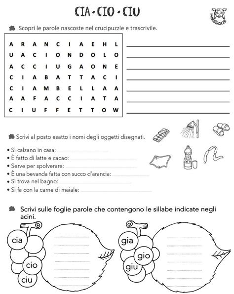 Cia Cio Ciu Insegnamento Della Scrittura Scuola Scuola Elementare