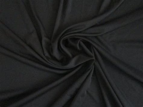 Black Rayon Jersey Fabric By The Yard Viscose Spandex Jersey Jersey