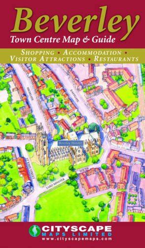 beverley town centre map  guide amazoncouk  books