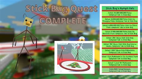 OP Rewards From Stick Bug S Beesmas Quest Bee Swarm Simulator YouTube