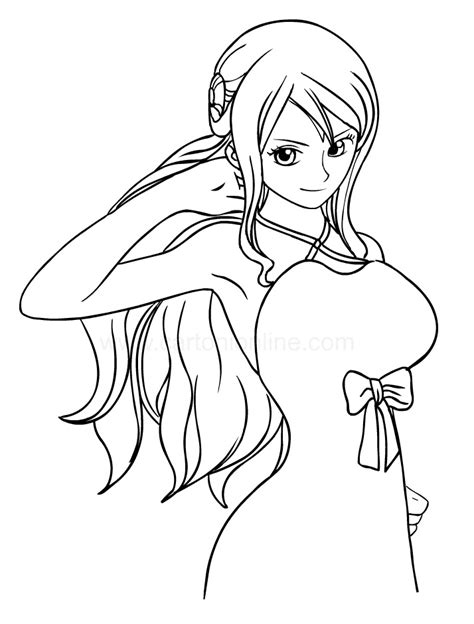 Beautiful Nami Coloring Pages Coloring Cool