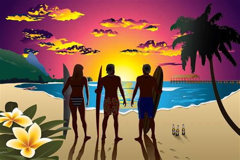 Image Result For Illustration Images Of Hawaii