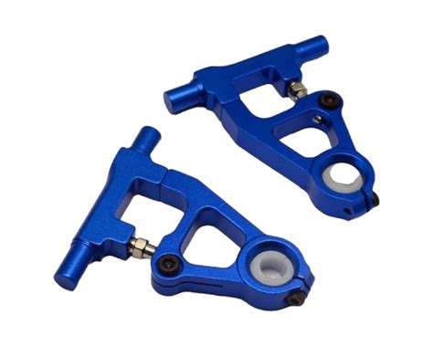 GPM Racing Alu Querlenker blau vorne oben einstellbar für Tamiya TT01