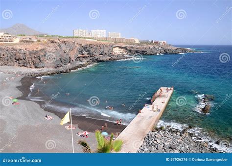 Bella Spiaggia In Callao Salvaje Su Tenerife Fotografia Stock