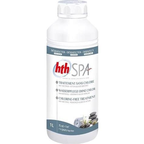 Traitement sans chlore liquide HTH Spa Solution complète pour spa