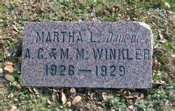 Martha Winkler 1926 1929 Memorial Find A Grave