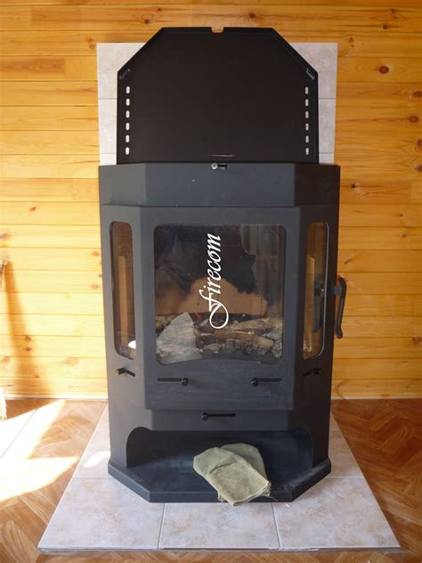 Бавария Призматик + Дымоход Вулкан: Установка печи