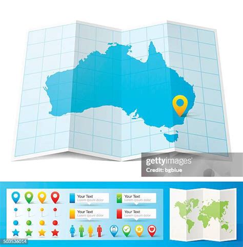 70 Folded Map Australia Stock Photos High Res Pictures And Images