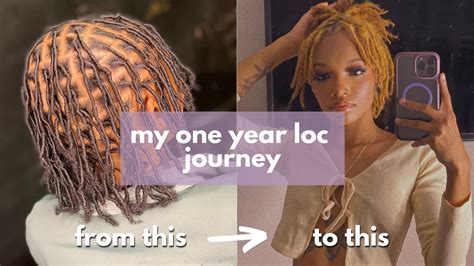 Year Visual Loc Journey With Pictures And Videos C Hair Coil