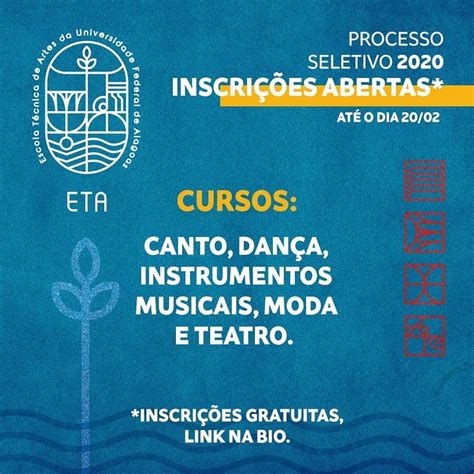 Eta Escola Tecnica De Artes - ETA abre inscrições para cursos profissionalizantes gratuitos — Notícias
