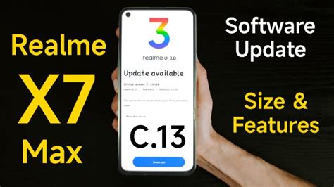 Realme X7 Max Software Update Size Features Realmex7max YouTube