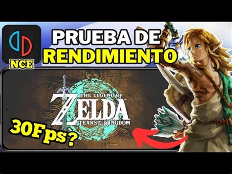 PRUEBA de RENDIMIENTO ASÍ es JUGAR ZELDA TOTK en ANDROID YUZU NCE