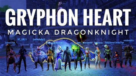 ESO PS4 5 NEW GRYPHON HEARTS MagDK Solo Portal Necrom U40 Pounding