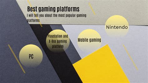 Best gaming platforms by Женя on Prezi