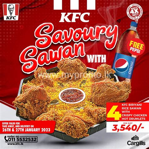 Enjoy Your Favorite Savoury Sawan And A Free Pepsi For Rs 3540 At Kfc