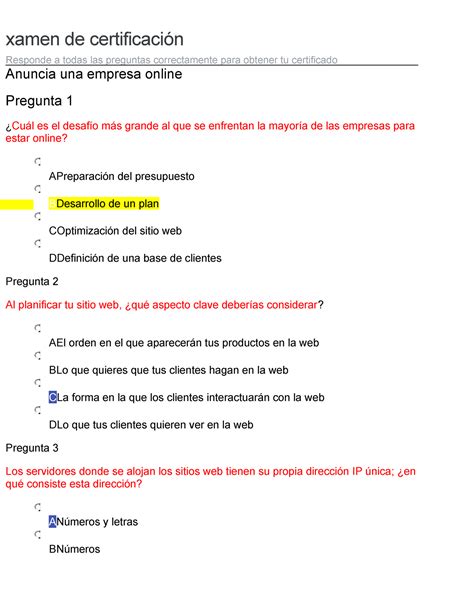 438817566 Examen Final Xamen De Certificación Responde A Todas Las