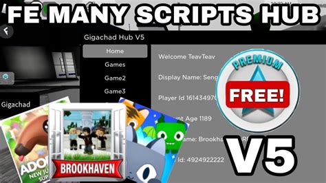 [ Op ] Roblox Fe Gigachadhub V5 Script Hub Hydrogen Fluxus Delta Arceus X Mobile Youtube