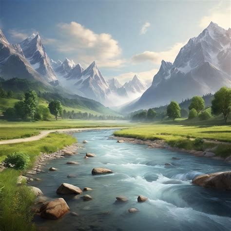 premium photo natural scenery