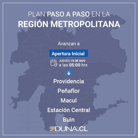 Mapa del Plan Paso a Paso Cuáles son las comunas que avanzan de etapa