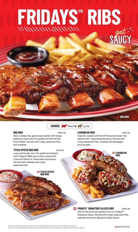 tgi fridays menu malaysia prices promos updated