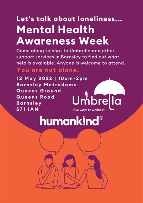 Mental Health Awareness Week Metrodome Event 12 May 2022 Barnsley Cvs