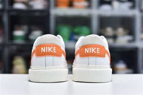 sacai x Nike Blazer Low White/Magma Orange - FavSole.com