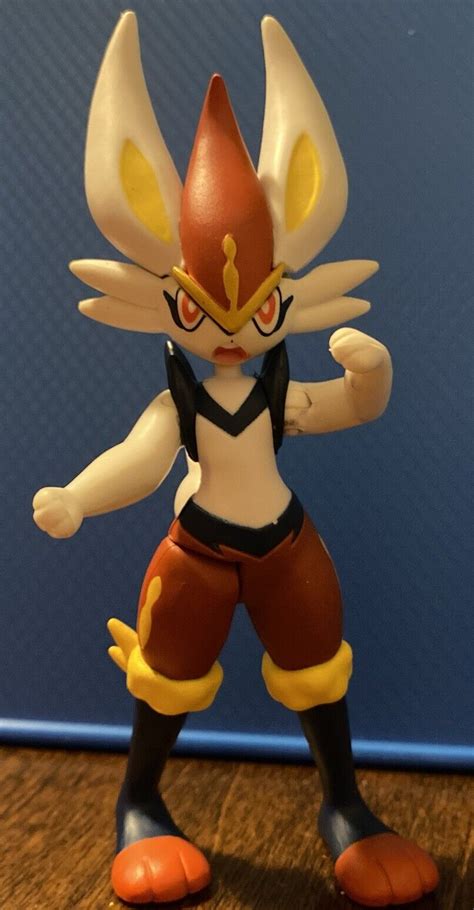 Pokemon Cinderace Jazwares Toy Battle Figure Ebay