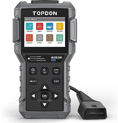 Amazon Fr TOPDON AL600 Lecteur De Code Avec Diagnostics ABS SRS