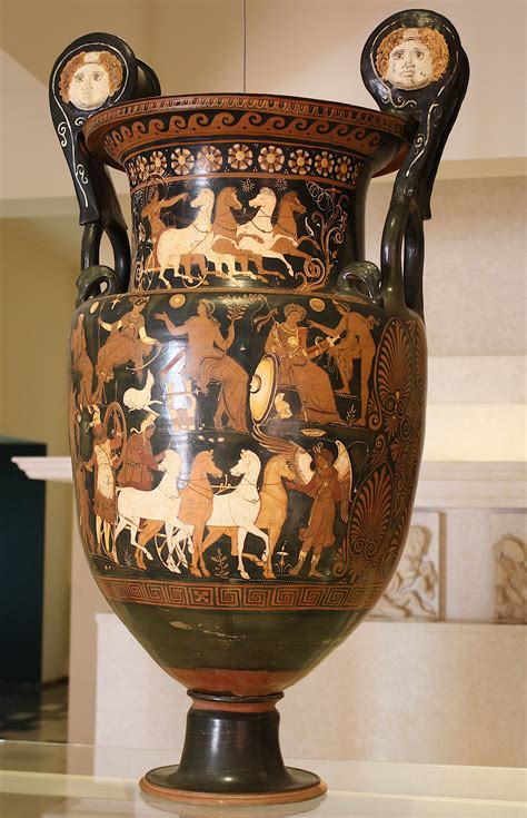 Red Figure Volute Krater Illustration World History Encyclopedia